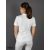 White women's T-shirt with collar