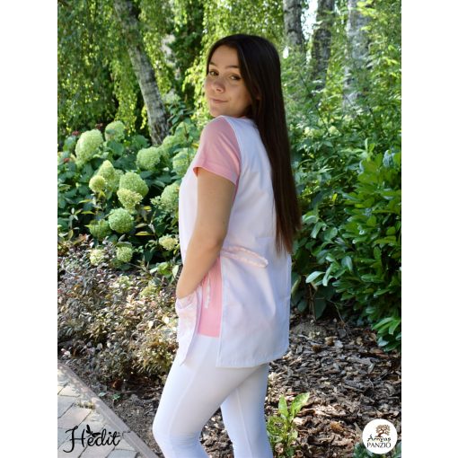 Pink, kitten tabard apron