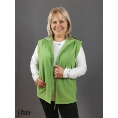 Green polar vest