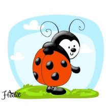 Ladybird iron-on sticker