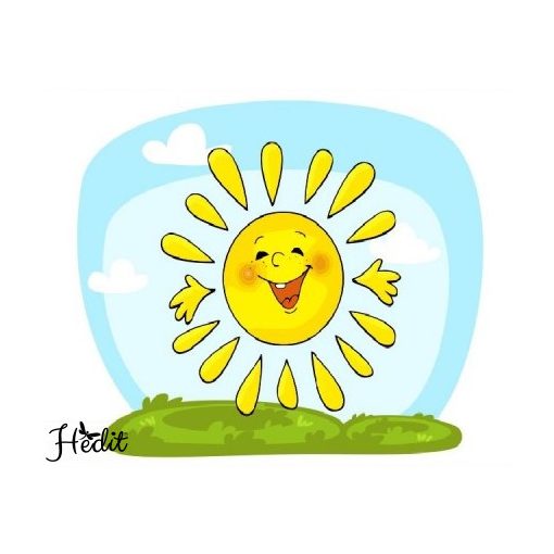 Sunshine iron-on sticker
