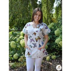 Ági tunic - coloured butterfly