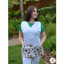 Animal, leafy tabard apron