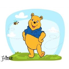 Teddy bear iron-on sticker