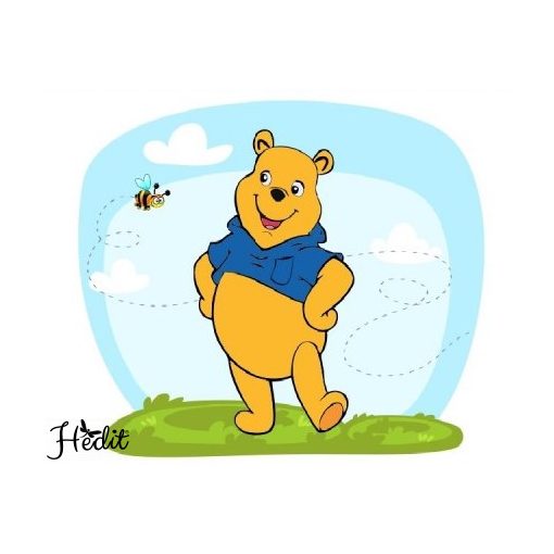 Teddy bear iron-on sticker