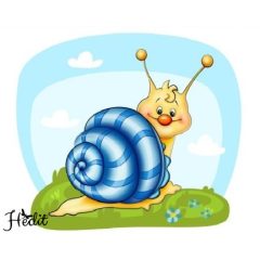 Slug iron-on sticker